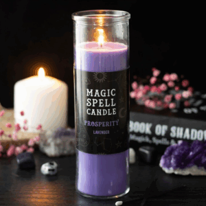 Prosperity Lavender Magic Spell Tube Candle