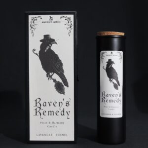 lavender fennel witch ritual candle UK