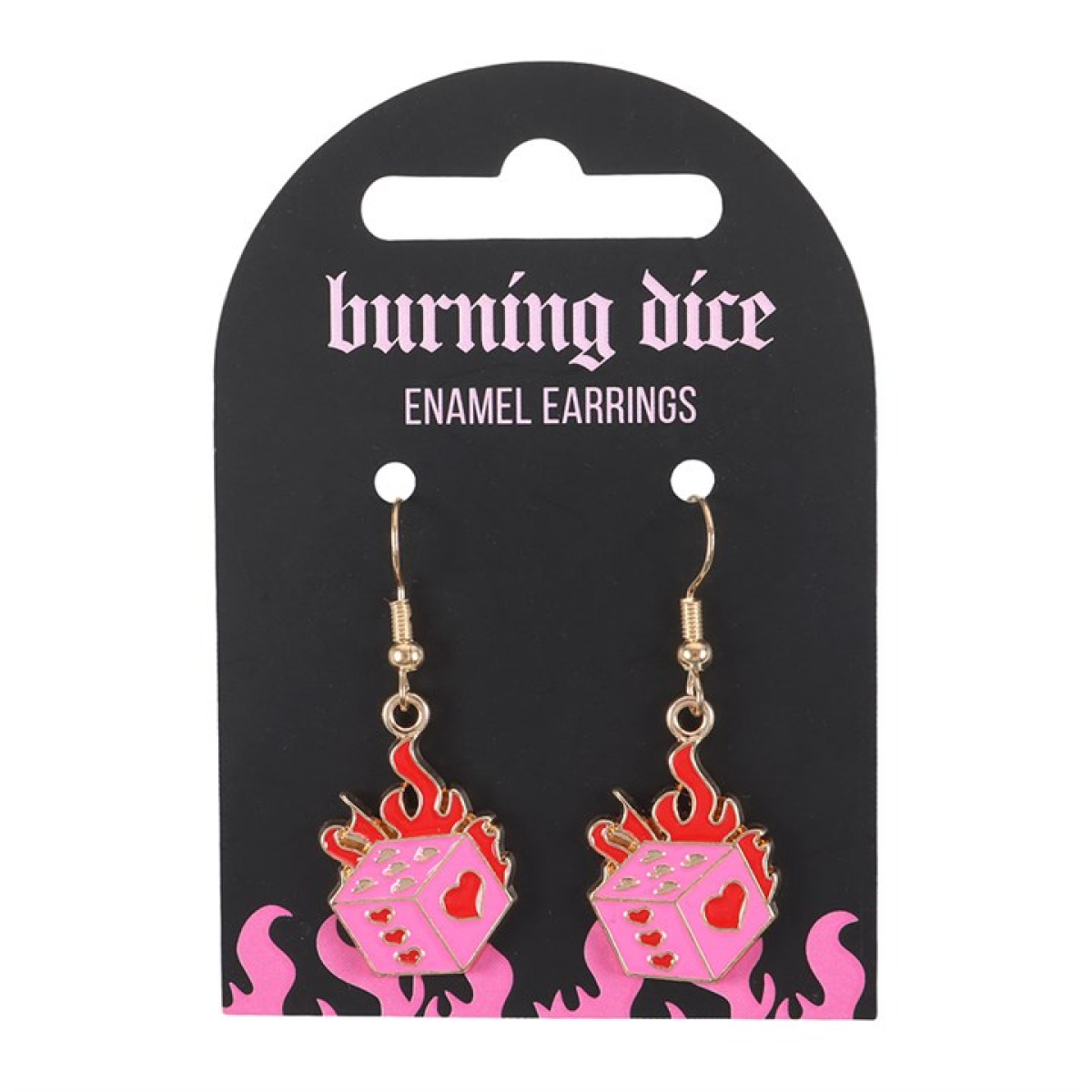 Burning Dice Earrings - Image 2